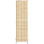 TinyTimes 6 FT Tall Bamboo Room Divider 4 Panel Room Dividers & Folding Privacy Screens Decorative Separation Wall Divider Room Partitions Freestanding Natural 4 Panel