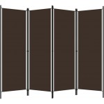 vidaXL 3 4 5 6x Panel Room Divider Folding Panel Furniture Multi Colours