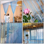 XKMY String Curtain Wall Panel Fringe Window Room Divider Blind Divider Tassel Screen Home Party Wedding Restaurant Decoration