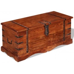 1pc Storage Chest Wooden Toy Box Wooden Hope Basket with Lid Treasure treasure box 90 x 40 x 40 cm