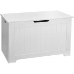 Chest Storage Trunk Wooden White Wood Bedroom Large Box Blanket Books Shoes Toys
