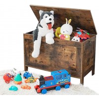 JYWLD Wooden Storage Chest Home Decor Storage Chest Vintage Toy Box Storage Box with Safety Hinges Sturdy Entry Storage Desk Stylish Look Furniture Easy to Assemble