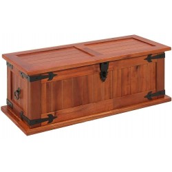 Solid Acacia Wood Storage Chest Storage BoxStorage-chests Storage Chests Storage shelves Bedroom furniture Chests of drawers Toy box Toy storage