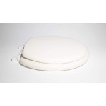 Centoco DSHPS20-106 HPS20-106 Soft Round Toilet Seat Padded Vinyl Plastic Bone