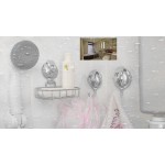 Heavy Duty Vacuum Suction Cup Hooks 2Pack Specialized for Kitchen&Bathroom&Restroom Organization by iRomic
