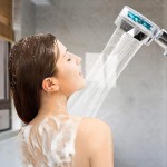 High Pressure Shower Heads Handheld Turbo Fan Shower Hydro Jet Shower Head Kit with 3 Filters Turbocharged Shower Head