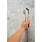 Moen R8732P Home Care Bathroom Safety 32-Inch Grab Bar with Concealed Screws Peened Stainless