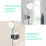 Strong Adhesive And Waterproof Shower Head Holder Adjustable Handheld Shower Holder Wall Mount Shower Bracket by Lofekea