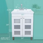 White Utility Sink Vanity Kit with Cabinet by Tehila Pull-Out Sprayer Faucet with Chrome Finish