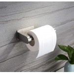YIGII Self Adhesive Toilet Paper Holder Bathroom Toilet Paper Holder Stand no Drilling Stainless Steel Brushed
