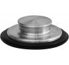 3 3 8 inch 8.57Cm Kitchen Sink Stopper Stainless Steel Garbage Disposal Plug Fits Standard Kitchen Drain size of 3 1 2 Inch 3.5 Inch Diameter