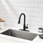 Black Kitchen Faucets with Pull Down Sprayer Kitchen Sink Faucet with Pull Out Sprayer Single Hole Deck Mount Single Handle Stainless Steel Grifos De Cocina 866068R