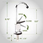 Homewerks Worldwide 3310-160-CH-B-Z Single Hole 1-Handle Low-Arc Drinking Water Faucet Chrome Finish