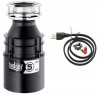 InSinkErator Badger 5 1 2 HP Food Waste Disposer and Power Cord Kit