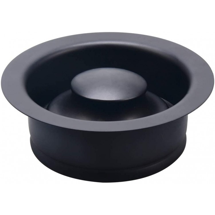 Kitchen Sink Flange Stopper Black Universal Garbage Disposal Flange for Fit 3-1 2 Inch Standard Sink Drain Hole Sink Flange Replacement Accessories