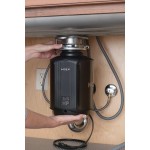 Moen GXS75C Host Series 3 4 HP Continuous Feed Garbage Disposal with Sound Reduction Power Cord Included