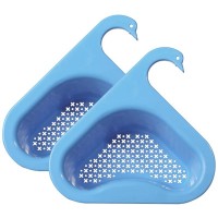 Plastic Kitchen Sink Strainer Sink Drain Strainer Basket Kitchen Sink Accessories,Suitable For Faucets1.8 Inches Diameter 2-Blue
