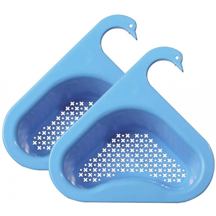 Plastic Kitchen Sink Strainer Sink Drain Strainer Basket Kitchen Sink Accessories,Suitable For Faucets1.8 Inches Diameter 2-Blue