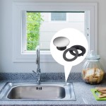 Sink Tap Hole Cover Kitchen Faucet Hole Cover Stainless Steel 0.87 Inch in Height