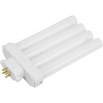 FML27 27-Watt 6500 K Compact Fluorescent Light Bulb with Quad Tubes 4-pin GX10q-4 Base; 2 Pack; by Mandala Crafts