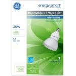 GE Lighting 21716 Energy Smart CFL 26-Watt 100-watt replacement 1260-Lumen R40 Floodlight Bulb with Medium Base 1-Pack