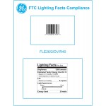 GE Lighting 21716 Energy Smart CFL 26-Watt 100-watt replacement 1260-Lumen R40 Floodlight Bulb with Medium Base 1-Pack