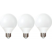 GE Lighting 85392 Energy Smart CFL 11-Watt 40-watt replacement 500-Lumen G25 Light Bulb with Medium Base 3-Pack