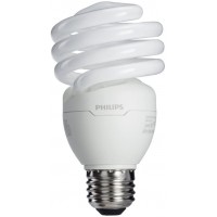 PHILIPS LED PHILIPS 433557 100-watt Equivalent Bright White 6500K 23 Watt Spiral CFL Light Bulb 4-Pack Daylight Deluxe 4 Count