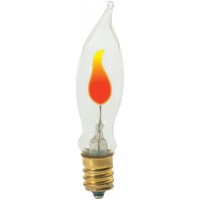 Satco S3661 Candelabra Bulb in Light Finish 3.25 inches UNKNOWN Clear