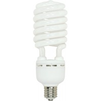 Satco S7395 105 Watt 400 Watt 7000 Lumens Hi-Pro Spiral CFL Bright White 4100K Mogul Base 120 Volt Light Bulb