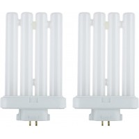 Sunlite Series FML27 30K 2PK Fluorescent 27W 3000K Warm White Quad Tube FML CFL Plugin Light Bulbs 4-Pin GX10Q-4 Base 2 Pack 2 Count Pack of 1 3000K-Warm