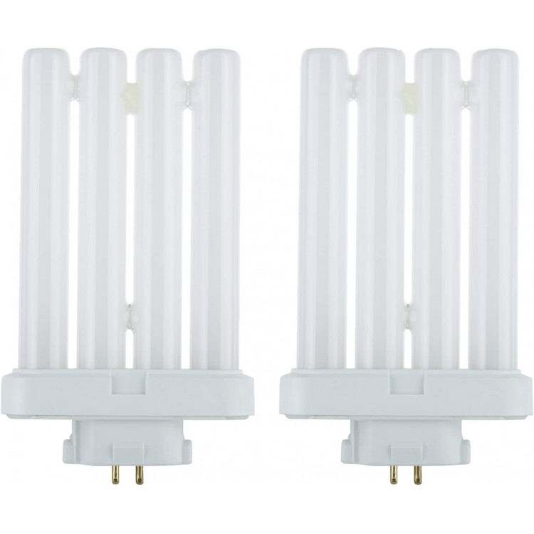 Sunlite Series FML27 30K 2PK Fluorescent 27W 3000K Warm White Quad Tube FML CFL Plugin Light Bulbs 4-Pin GX10Q-4 Base 2 Pack 2 Count Pack of 1 3000K-Warm
