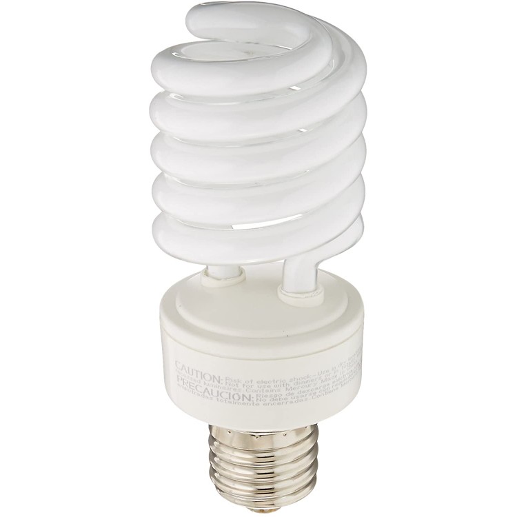 TCP 28942H CFL Spring Lamp 150 Watt Equivalent only 42w used! Soft White 2700K MOGUL Base Spiral Light Bulb
