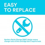 3M Aqua-Pure Under Sink Dedicated Faucet Replacement Water Filter Cartridge AP Easy C-Complete for use with AP Easy Complete system