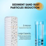 5 Micron 10"x2.5" Whole House String Wound Sediment Filter for Well Water  Replacement Cartridge for Universal 10 inch RO System WP-5 Aqua-Pure AP110 CFS110 Culligan P5 WFPFC4002 CW-MF 4Pack
