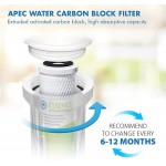 APEC Water Systems FILTER-SET-ESX2 2 Sets of High Capacity Replacement Pre-Filter Sets For Essence Series Reverse Osmosis Water Filter System Stage 1-3,White
