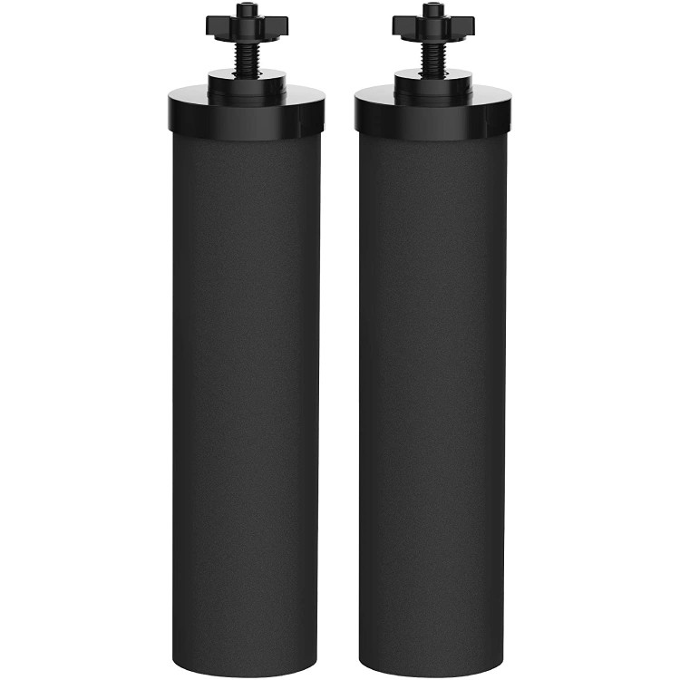 AQUA CREST Water Filter Replacement for BB9-2 Black Purification Elements and Gravity Filter System Pack of 2