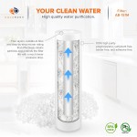 Aquaboon 25-Pack of 1 Micron 10" Sediment Water Filter Replacement Cartridge for Any Standard RO Unit | Whole House Sediment Filtration | Compatible with DuPont WFPFC5002 Pentek DGD series RFC
