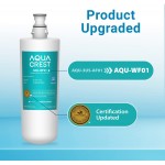 AQUACREST 3US-AF01 Under Sink Water Filter NSF ANSI 42 Certified Replacement for Standard 3US-AF01 3US-AS01 Aqua-Pure AP Easy C-CS-FF WHCF-SRC WHCF-SUFC WHCF-SUF Water Filter Pack of 2