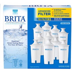 Brita Advanced Pitcher Filter SpecialQuantity Pack 10 Pack Total Packaging May Vary
