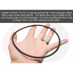 Captain O-Ring Replacement 151122 O-Rings Compatible with Pentek Big Blue Water Filters OEM Size ORing Buna-N 3 Pack