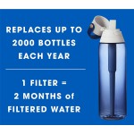 Fette Filter Replacement Filters for Brita Water Bottles – BPA Free Water Filters Compatible with Brita Hard-Sided Bottles & Sport Sided Bottles – Compare to Part #BB06. Pack of 10