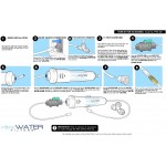 Inline Water Filter Kit for Ice Makers with 1 4" Tubing and a T-Connector