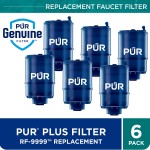 PUR RF9999 Genuine MineralClear Replacement Filter for Faucet Water Filtration System Pack of 6