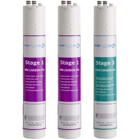 Pure Blue 3-Stage 1:1 Reverse Osmosis Three-Pack Replacement Filters