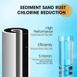 PUREPLUS 5 Micron 10" x 4.5" Whole House Sediment and Carbon Water Filter Replacement Cartridge for GE FXHTC GXWH40L GXWH35F GNWH38S Culligan RFC-BBSA WRC25HD PP10BB-CC Pentek RFC-BB 2Pack