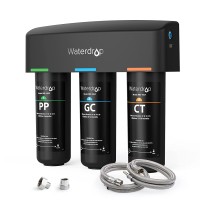 Waterdrop TSA 3-Stage Under Sink Water Filter Direct Connect to Home Faucet NSF ANSI 42 Certified Element USA Tech
