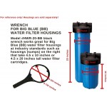 WFD HWR-20-BB Full Circle Wrench for Whole House Water Filter Replacement of Big Blue BB Housings