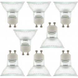 8 Pack 50W GU10 Halogen Compact Size Light Bulb 50 Watts 120V Bright Output Soft White APL1599