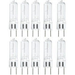 Anyray A1710Y 10-Bulbs G8 100W 100 Watt 130V Halogen T4 Light G8 Bulbs 120V GY8.6 Lamps